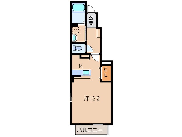 黒江駅 徒歩11分 1階の物件間取画像